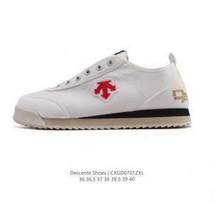 Descente Chron retro canvas sports casual shoes for women, comfortable and breat