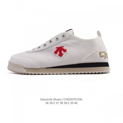 Descente Chron retro canvas sports casual shoes for women, comfortable and breat