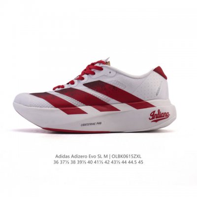 Adidas Adizero Evo Sl Sports Comfortable Non-slip Wear-resistant Low-top Running