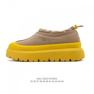 Genuine Ugg Retro Low-Top Sneakers for Men and Women, Trendy Boots, Thick Sole,