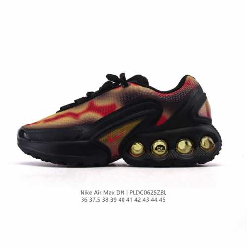The new Nike Air Max Dn sneakers are fashionable running shoes, and the pod-sha