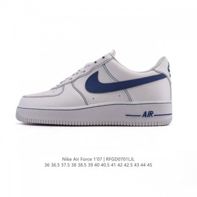 Nike Air Force 1 '07 Low Air Force One white shoes with air cushion, low-top ve