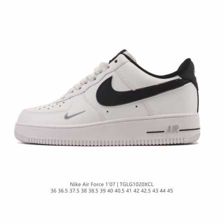 Company-grade Nike Air Force 1 '07 Low platform sneakers, featuring a thick sole - Click Image to Close