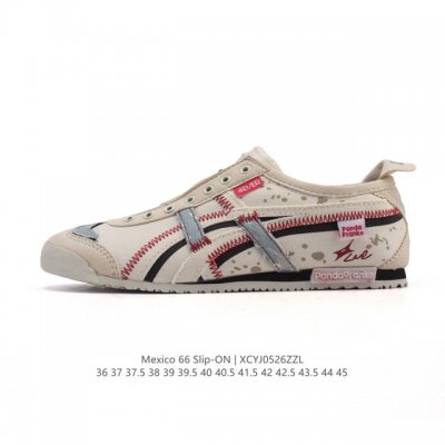 Genuine Label Asics Onitsuka Tiger Mexico 66 Slip On Ghost Tiger Retro Fashion C
