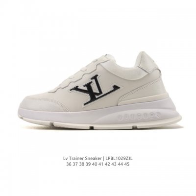 Company Grade Louis Vuitton Classic Sneakers, 2025 Style, Calfskin Leather, Lett