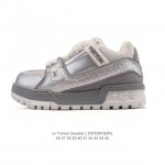 Louis Vuitton LV Louis Vuitton sneakers, fashionable sneakers, trendy thick-sole