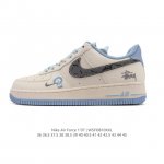 New Af1 Nike Air Force 1 '07 Low Air Force One cushioned, thick-soled, height-e