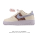 Company-grade Nike Air Force 1 '07 Low, a versatile, thick-soled, height-enhanc