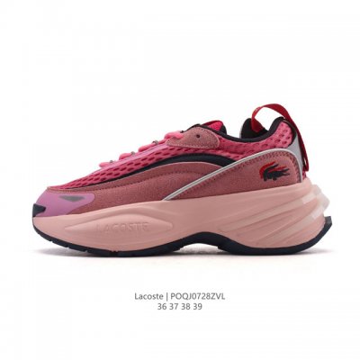 Lacoste fashionable outdoor casual series sneakers, thick-soled, height-enhancin