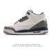 Company Grade Nike Air Jordan 3 Retro Series Basketball Shoes, a mid-top retro