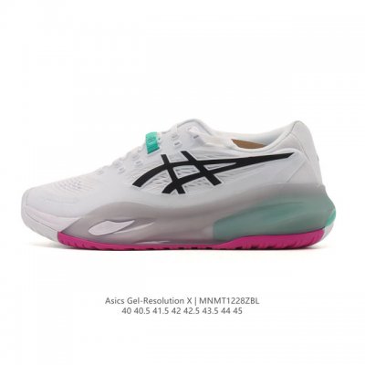 The ASICS Gel-Resolution X tennis shoe is designed to help you create a stable