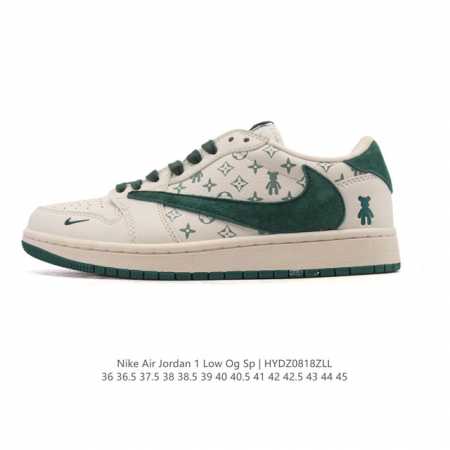 Authentic Nike Air Jordan 1 Low Og Sp Military Blue Aj1 Air Jordan 1 reverse hoo - Click Image to Close