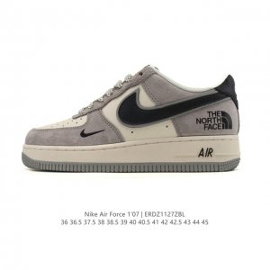 Company-grade Nike Air Force 1 '07 Low, 2025 new model, thick-soled, height-inc