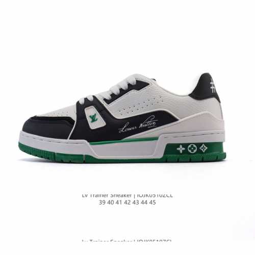 Louis Vuitton Lv 3DLogo LvLouis Vuitton Trainer Sneaker Low 39-45 Oijk0510Zcl