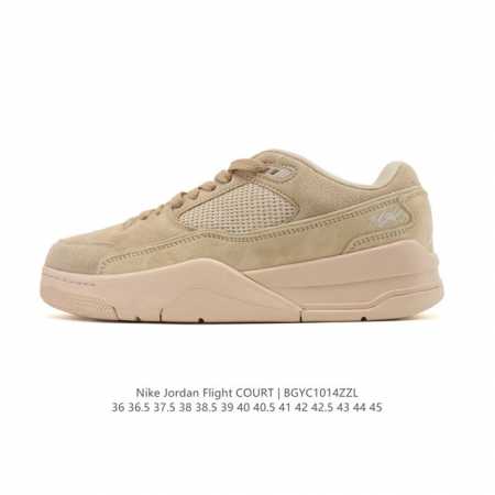 Nike Jordan Flight Court Fashionable Casual Non-Slip Durable Low-Top Sneakers Re - Click Image to Close