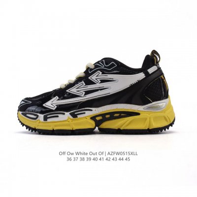 Corporate Off-White Brand Sports Shoes, Fashionable White Shoes, Thick Soles, He