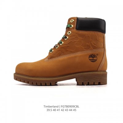 Corporate-grade Timberland high-top Martin boots, a classic, durable boot in ye