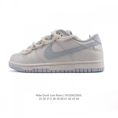 Corporate Nike Sb Dunk Low Pro Unisex Retro Sneakers Deconstructed Double Laces.