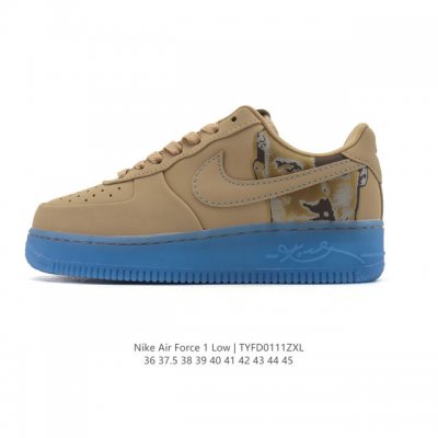 Nike Air Force 1 '07 Low. A versatile, platform, low-top, casual athletic shoe