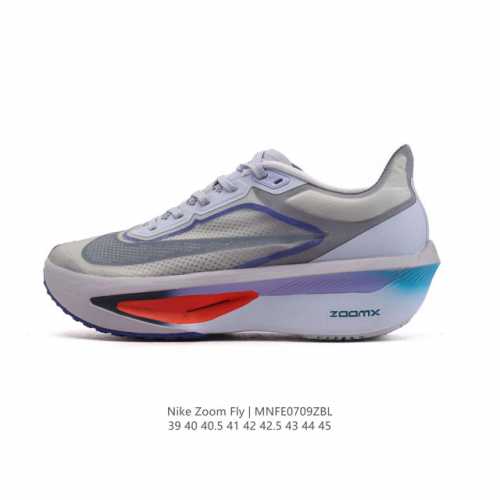 Corporate Nike Zoom Fly 6 Marathon Carbon Plate Beige Black Running Shoes Men's