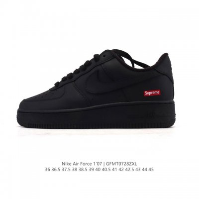 Authentic Nike Air Force 1 '07 Low, a versatile, low-top, thick-soled, height-en