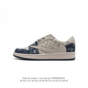 Nike Air Jordan 1 Low OG SP Military Blue AJ1 1 AJ1 1 aj1 1 TS Swoosh ZX1988 36