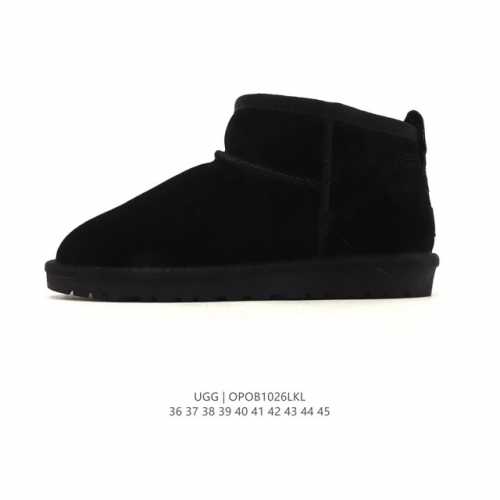 Company-grade Ugg snow boots, mid-top, fashionable, comfortable, unisex, thick-s