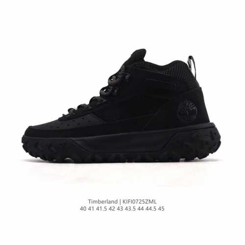 Timberland, a leading global outdoor brand, offers a classic mid-top, thick-sole