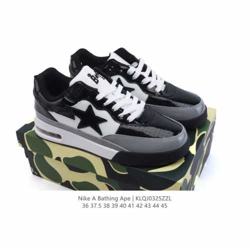 140 a Bathing Ape/ Air Sole A Bathing Ape Bape X Nike Air Force 1 Sta Low"Camo"
