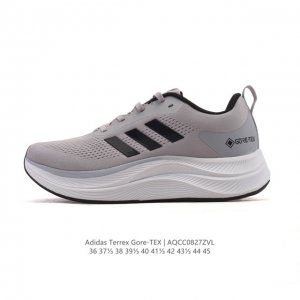 New adidas Terrex Gore-Tex low-top hiking shoes, thick-soled, elevated dad snea