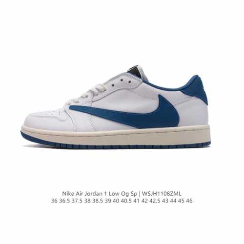 Nike Air Jordan 1 Low OG SP Military Blue AJ1 1 AJ1 1 aj1 1 TS Swoosh DDD DM786