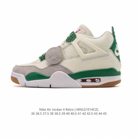 Company Grade Nike Air Jordan 4 Retro Og Michael Jordan AJ4 Mid-Top Retro Casual - Click Image to Close