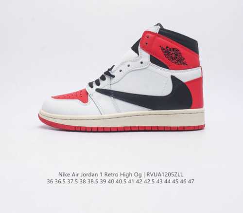 Ddd aj1 fragment Design X Travis Scott X Nike Air Jordan 1 High Og Sp Black Red