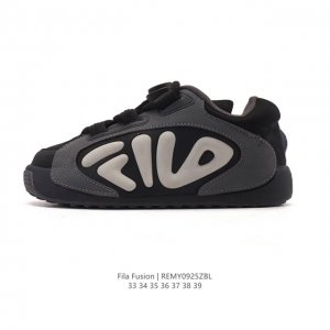 Company-level Fila Fusion thick-soled, height-enhancing, versatile athletic snea