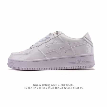 A Bathing Ape unisex air-cushioned sneakers, retro sneakers developed with upgra - Click Image to Close
