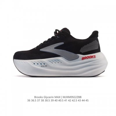 New, company-grade Brooks Glycerin Max: A comfortable, height-boosting shoe! Th