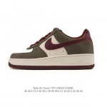 Factory-grade new Nike Air Force 1 '07 Low sneakers with a thick sole and heigh