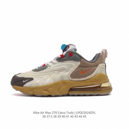 Air Max 270 React Eng Cactus Jack Ts Md Ct2864 200 36 37.5 38 39 40 41 42 43 44 - Click Image to Close