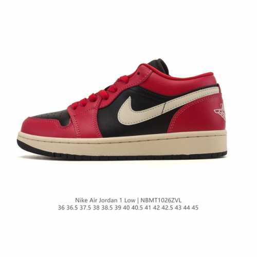 Nike Air Jordan 1 Low AJ1, a low-top retro-style casual basketball shoe. Inspire