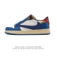 Company-grade Nike Air Jordan 1 Low Og Sp Military Blue AJ1 Jordan 1 Reverse Swo