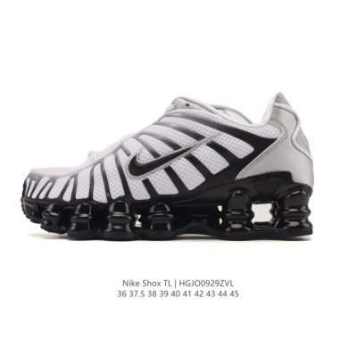The Nike Shox TL men's and women's platform sneakers, a high-rise dad shoe, tak