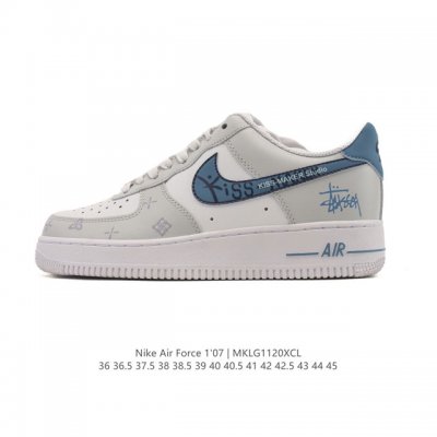Company-grade Nike Air Force 1 '07 Low, 2025 new style, thick-soled, height-inc