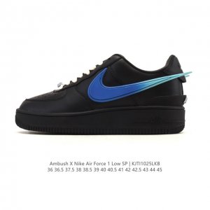 Special Offer: Nike Air Force 1 Af1 Low-Top Casual Sneakers in Top-Grain Leather
