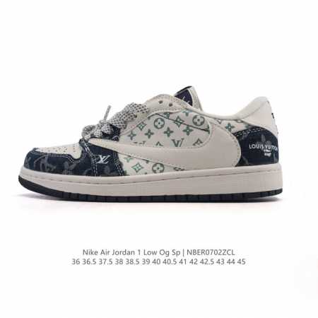 Authentic Nike Nike Air Jordan 1 Low Og Sp Military Blue Aj1 Joe 1 reverse hook - Click Image to Close