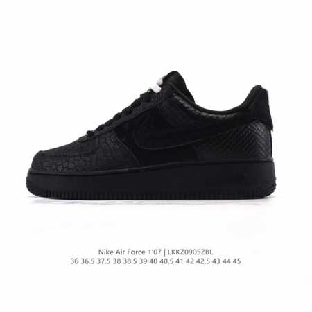 A company-grade Nike Air Force 1 '07 Low, a versatile, thick-soled, height-enha - Click Image to Close