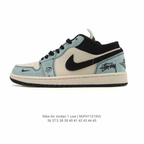 Genuine Nike Air Jordan 1 Low AJ1 (Company Grade) - A retro-inspired casual bas