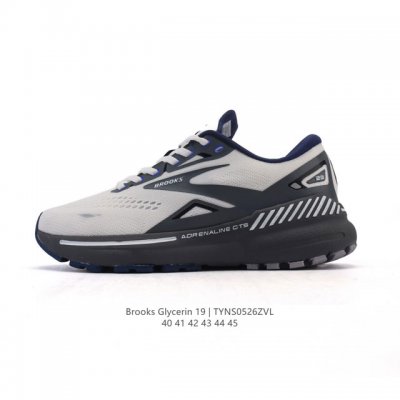 Corporate-Level Brooks Glycerin 19 Sports Shoes, Shock-Absorbing Jogging Shoes,