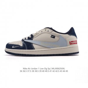 Company-level genuine Nike Air Jordan 1 Low Og Sp Military Blue Aj1 Joe 1 rever