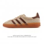 Adidas Originals Gazelle Indoor Retro Trefoil Non-slip Transparent Rubber Sneak