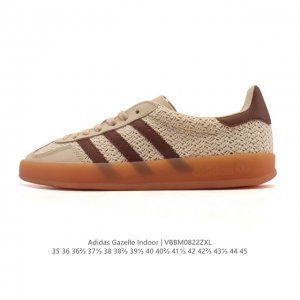 Adidas Originals Gazelle Indoor Retro Trefoil Non-slip Transparent Rubber Sneak